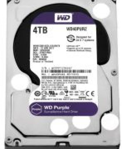 WESTERNDIJITAL WD42 PURZ Purple 7X24 3.5 inç 4 TB5400   RPM 256 MB SATA 6 GB/S 4TB Güvenlik HDD