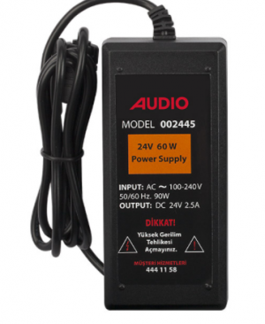 Audio 002445 60W 24V Switch Mode Güç Kaynağı